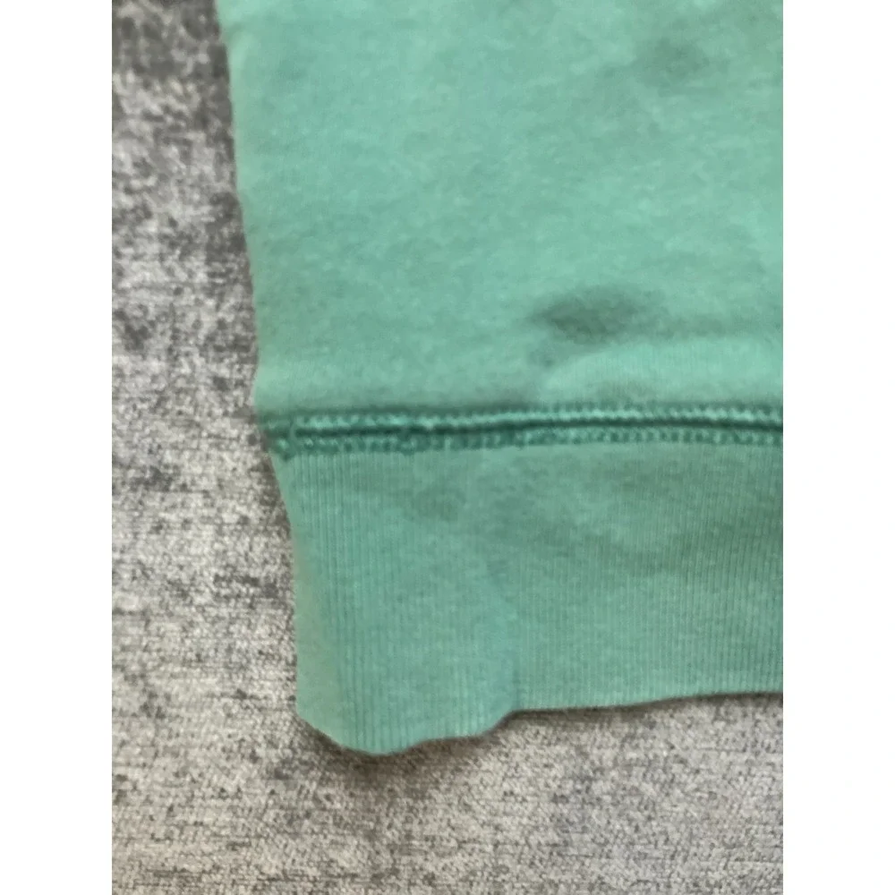 J.CREW Crewcuts French Terry Zip-Up Hoodie Girls XS 4-5 Green Cotton Long Sleeve